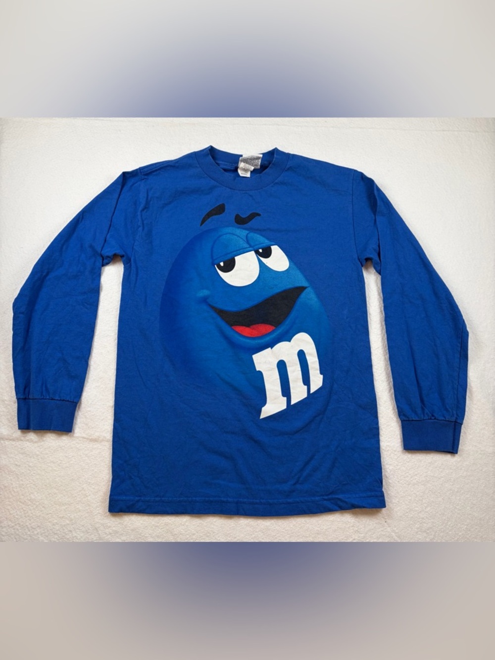 Blue M&M'S Graphic Long Sleeve Tee size S